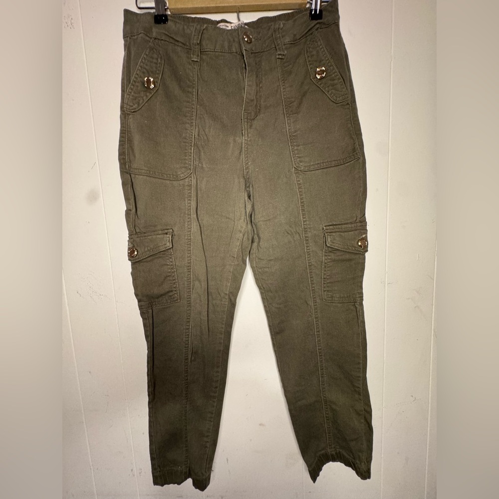 Olive Green Cargo Joggers